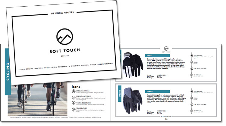 Soft Touch® Sports and Outdoor range catalogue
